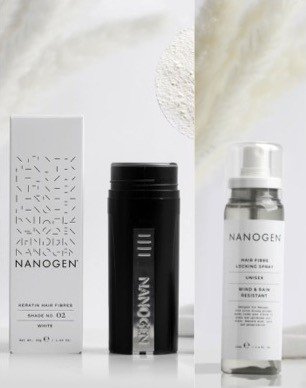 Nanogen Combo of Hair Thickening Fibres 30gms with Locking Spray 100ml